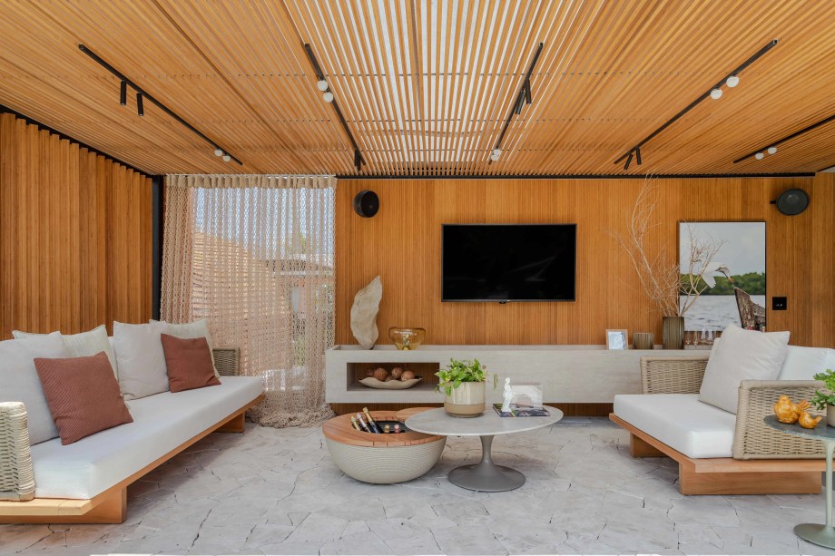 Tahinara Sanferry - Estar dos Pássaros. Projeto da CASACOR Sergipe 2022. Tahinara Sanferry - Estar dos Pássaros. Projeto da CASACOR Sergipe 2022.