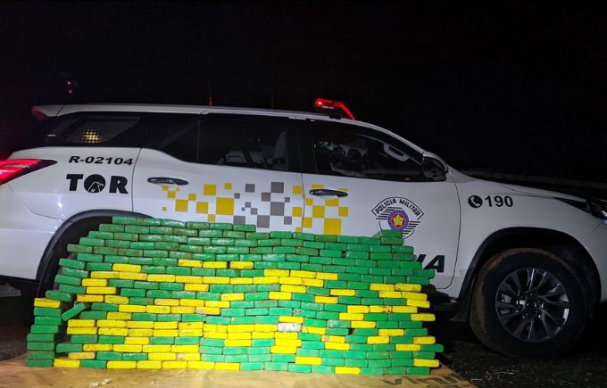Polícia apreende 291 quilos de cocaína no interior