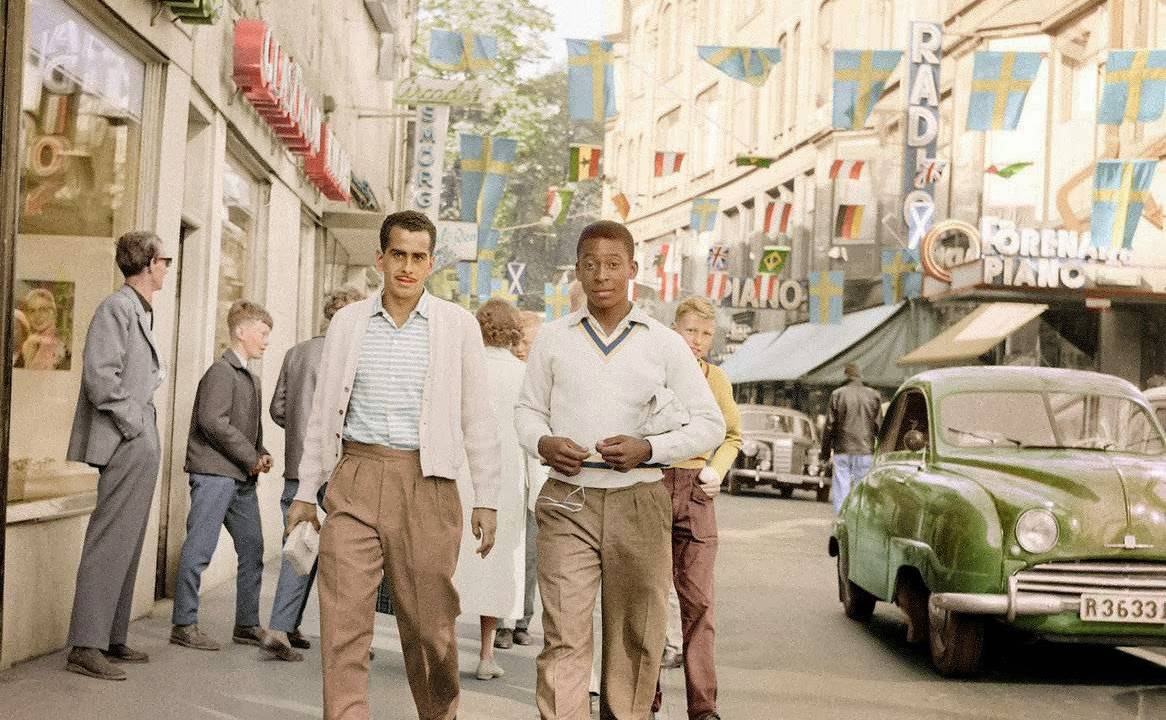 Pelé em sua primeira Copa