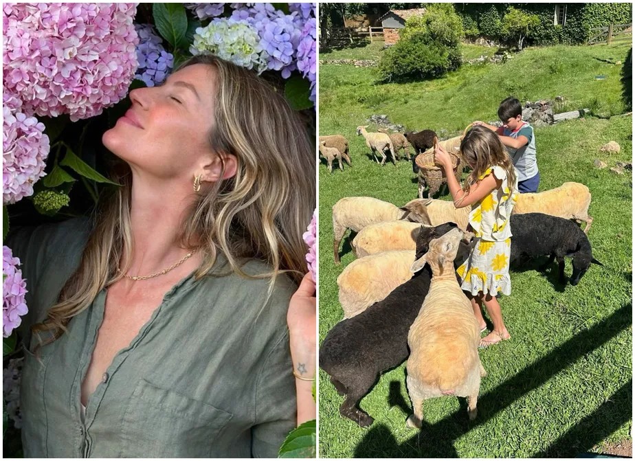 Gisele Bündchen volta ao Brasil com os filhos após separação: “Tão bom”