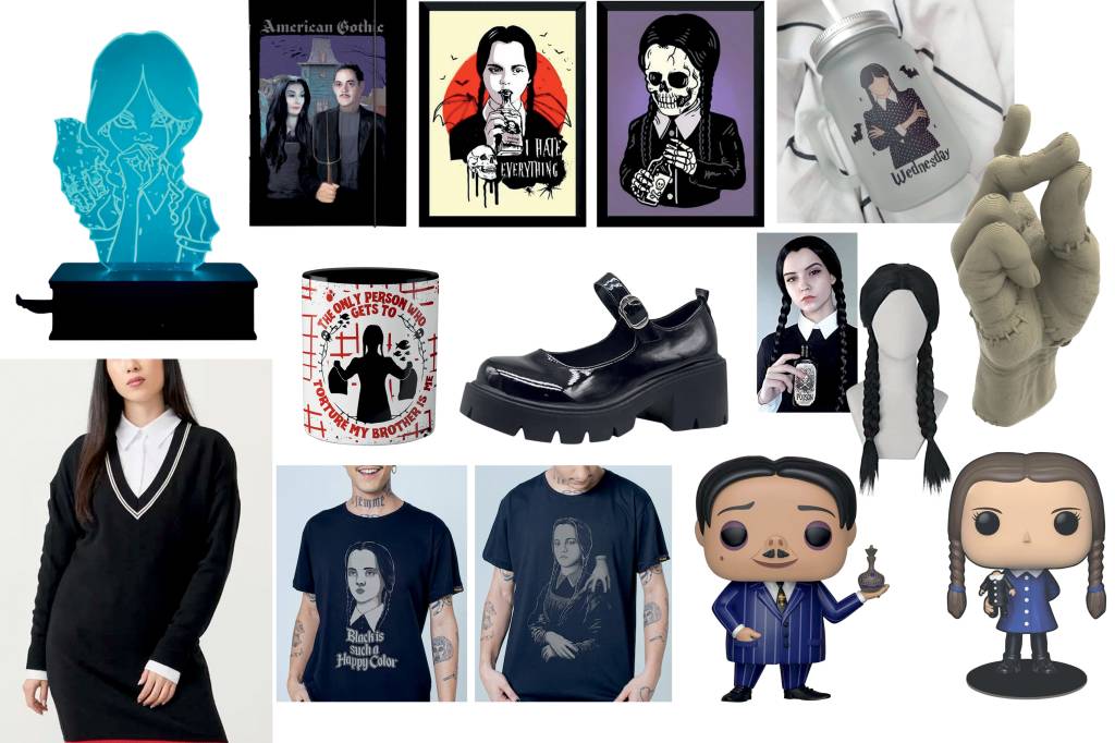 Confira itens inspirados na protagonista de ‘Wandinha’, série da Netflix