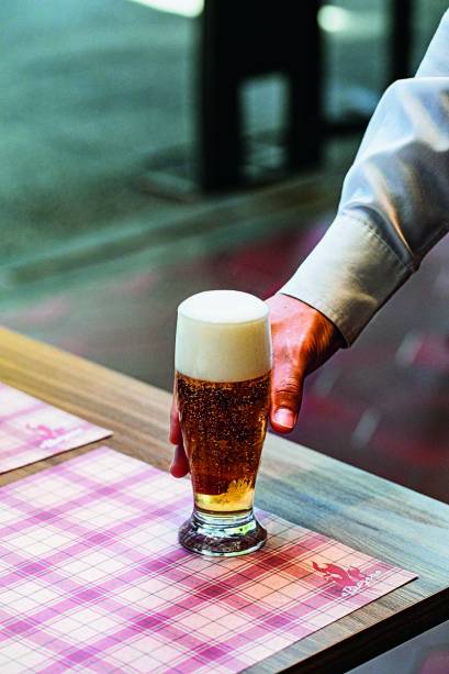 Chope: opção de bebida no Brazinha Chope: opção de bebida no Brazinha