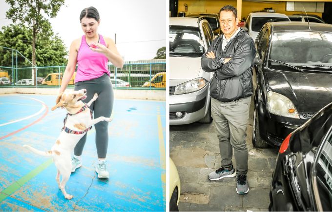 MoradoresCamposEliseos Ceticismo e dúvida: à esquerda, Mariele não quer ficar sem ônibus; já Cléber, à direita, teme que imóveis fiquem caros
