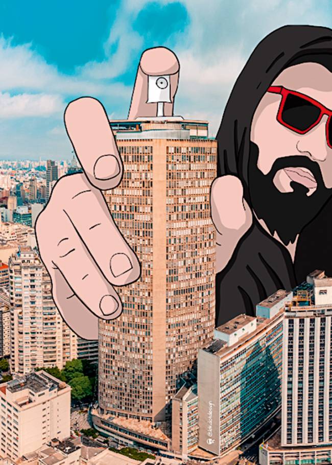 Spray Italia A3.png grafiteiro segurando o prédio como se fosse um lata de spray