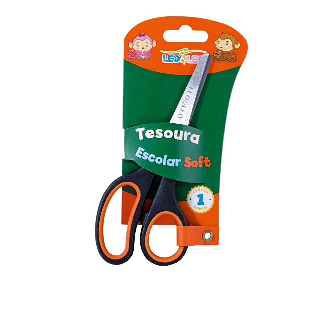 Tesoura.jpg Tesoura sem ponta com base preta e laranja