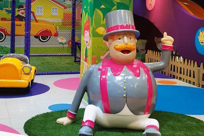 Parque indoor em shopping com tema do Mundo Bita