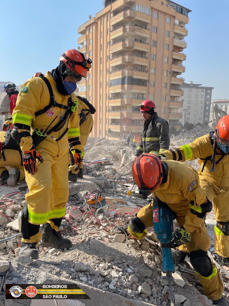 MissaoTurquiaCBSP1 Bombeiros paulistas integram a missão brasileira na Turquia