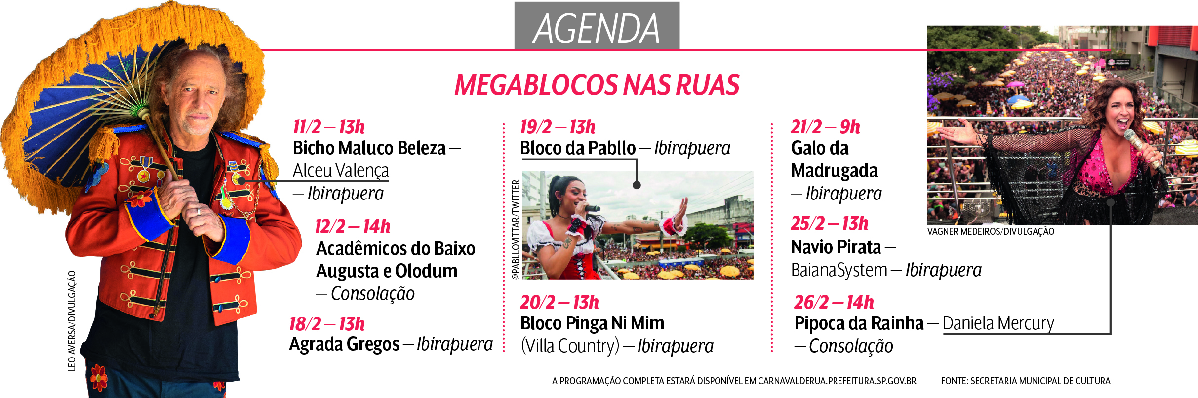 agenda carnaval rua 2023 sp