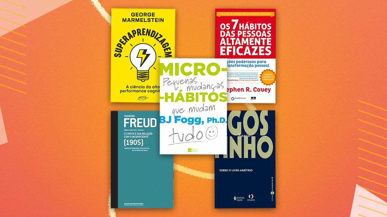 5 livros para mudar hábitos e compreender o pensamento humano
