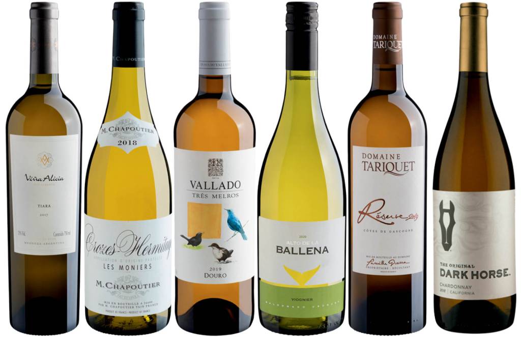 Uma seleção de vinhos brancos para apreciar no frio