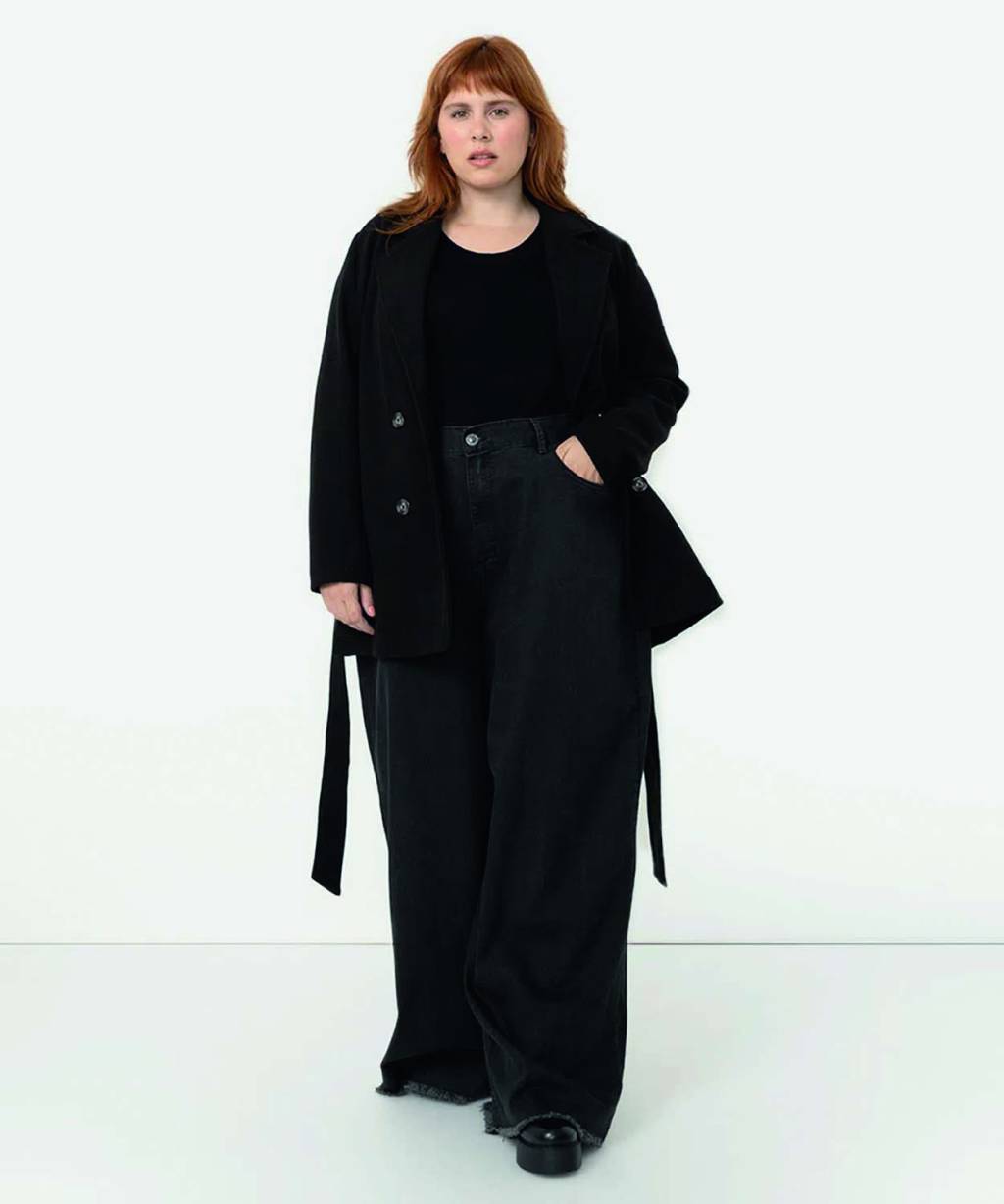 calça wide leg