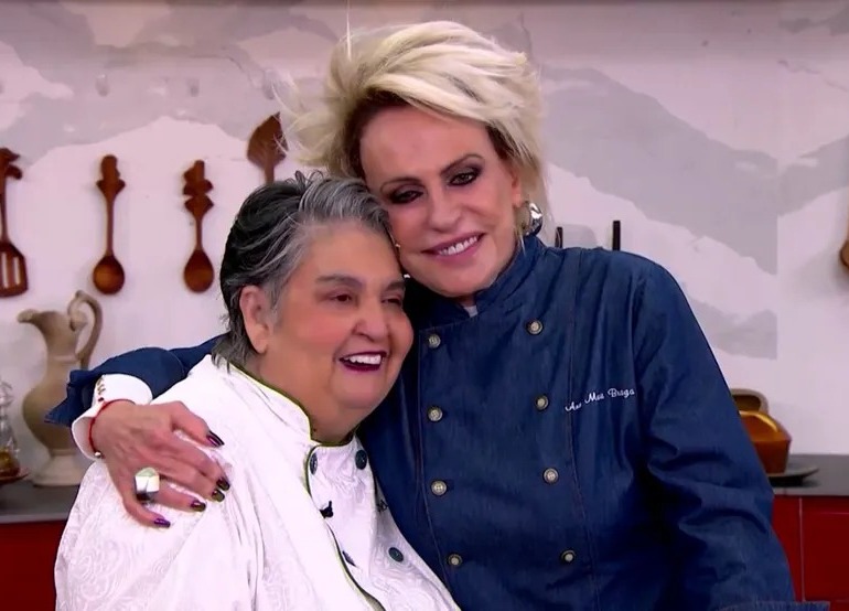 Ana Maria Braga chora ao vivo com despedida de cozinheira de sua equipe