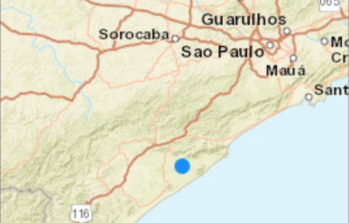 Tremor de terra atinge cidades do Vale do Ribeira