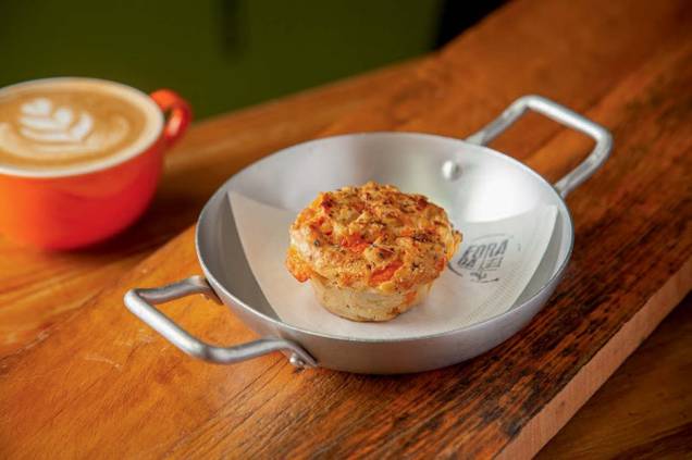 Muffin de legumes: opção para forrar o estômago Muffin de legumes: opção para forrar o estômago