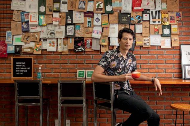 Cauã Sperling: responsável pela curadoria e torra dos grãos Cauã Sperling: responsável pela curadoria e torra dos grãos