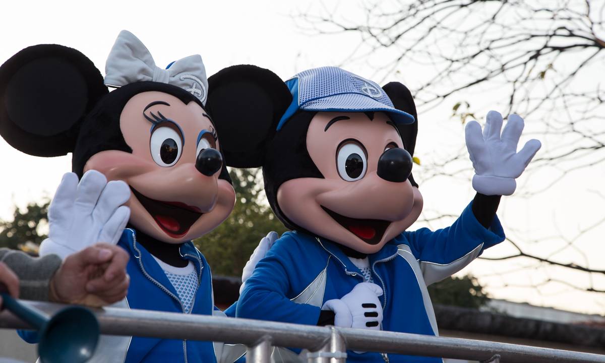 Mickey e Minnie na Disney Magic Run 2019