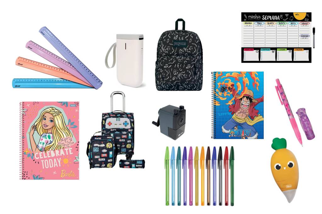 Foco nos estudos: materiais escolares para a volta às aulas