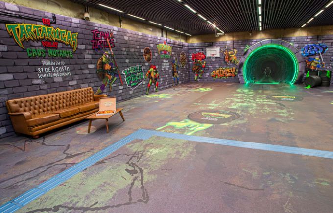 Estação Fradique Coutinho ganha “QG” das Tartarugas Ninja