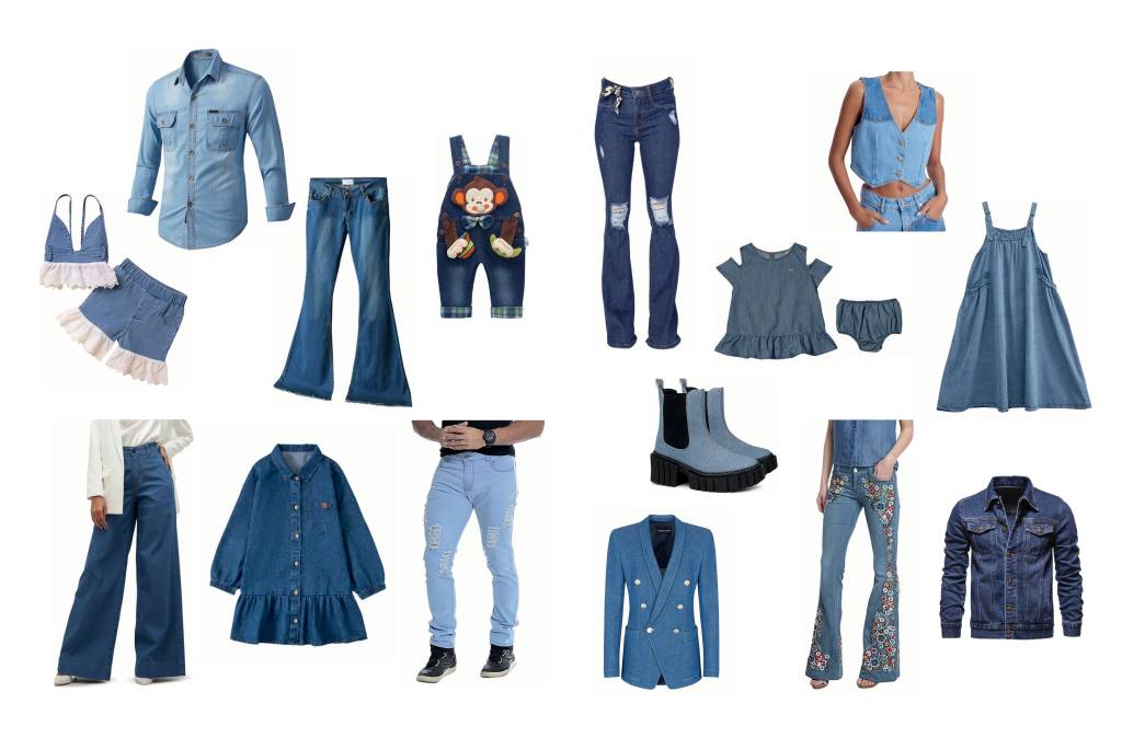 Clássico atemporal: peças jeans para os pequenos e os adultos