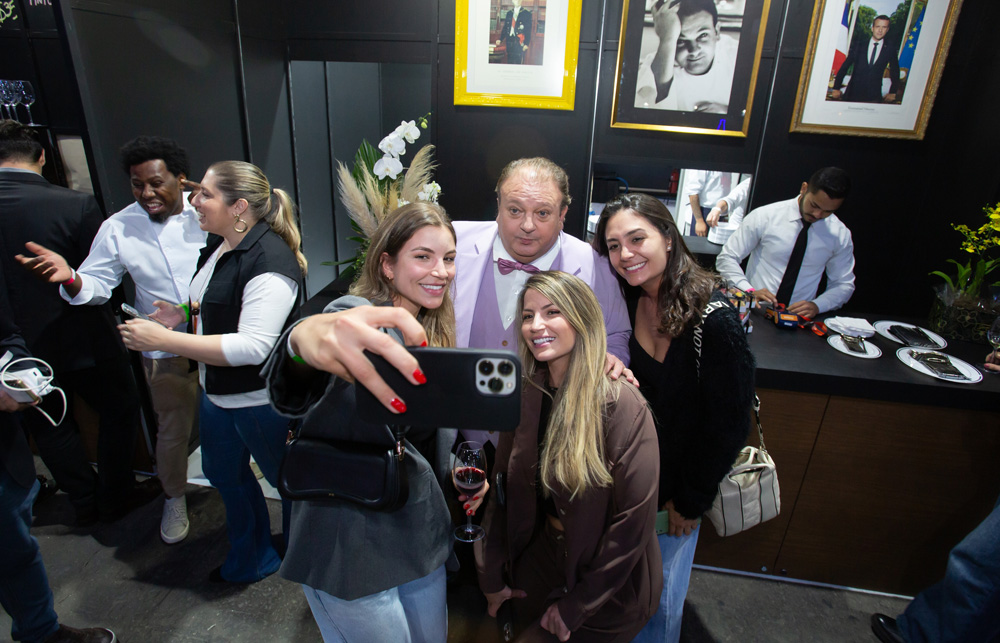 Erick Jacquin: campe&atilde;o de selfies com o p&uacute;blico