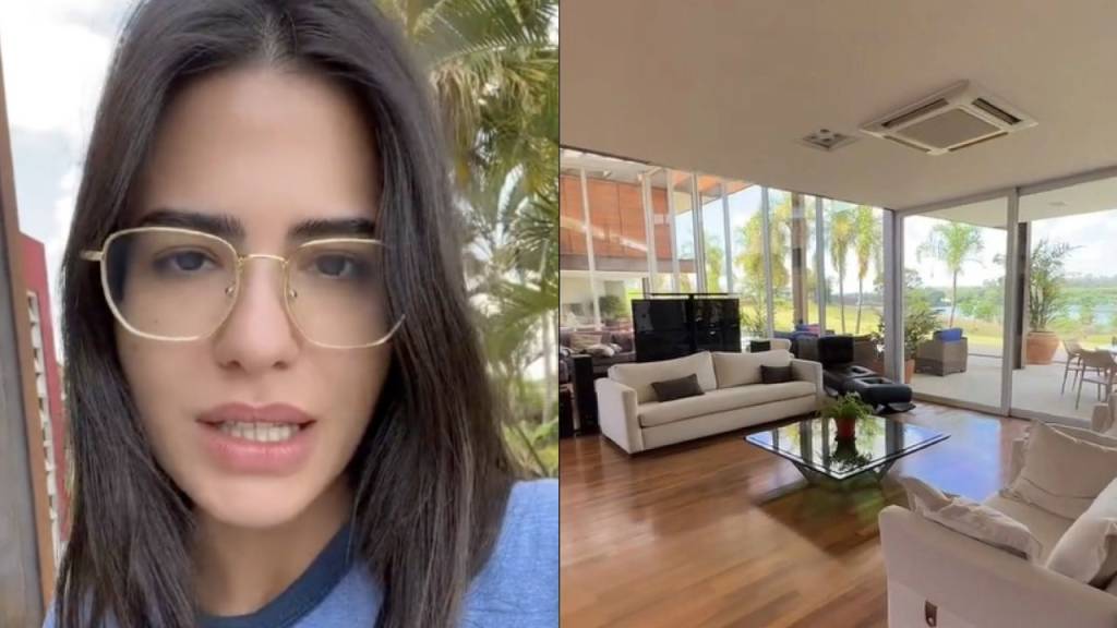 Antônia, filha de Glória Pires, viraliza com tour pela mansão da família