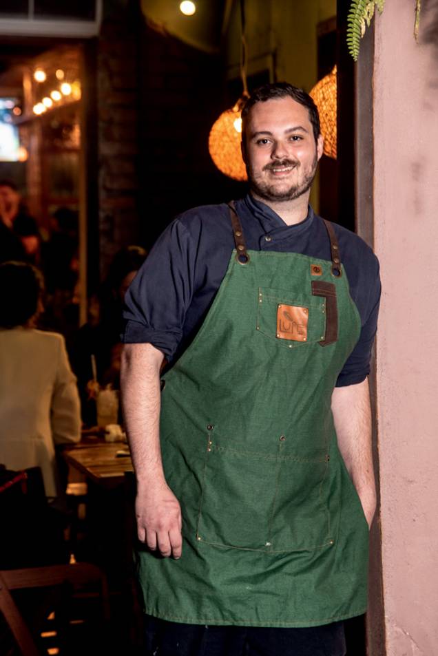 Gabriel de Lucca: dono e chef do Lupe Bar Gabriel de Lucca: dono e chef do Lupe Bar