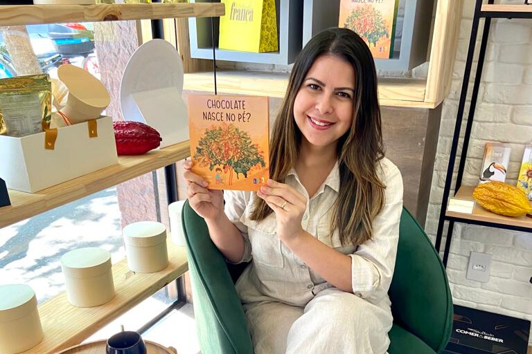 Livro para crianças explica a fabricação do chocolate
