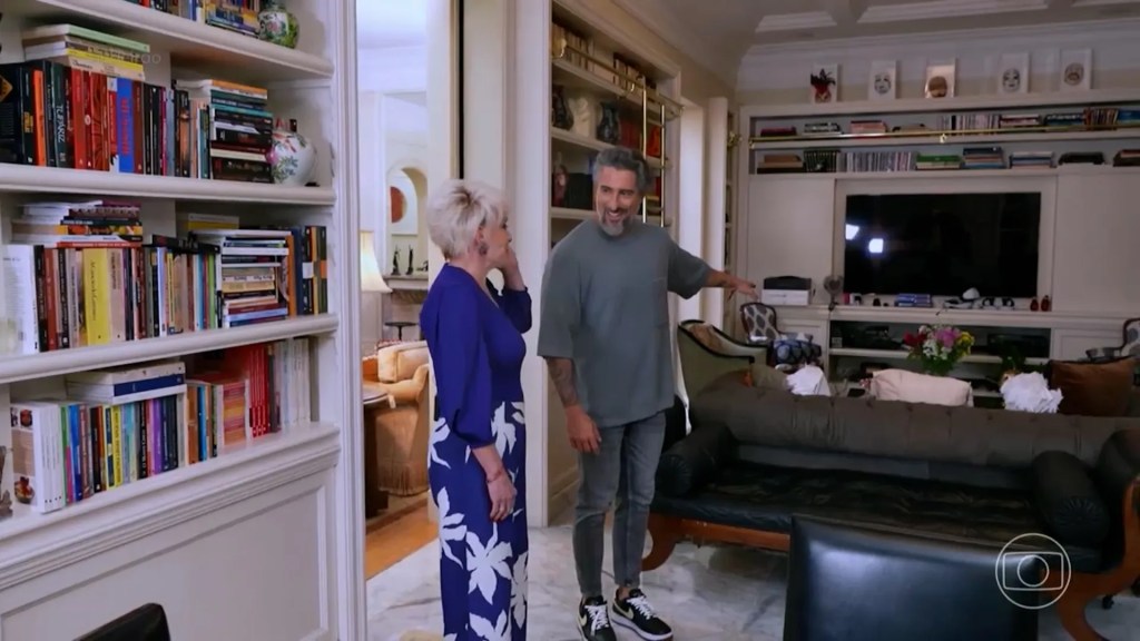 Ana Maria Braga abre as portas de mansão para Mion; veja fotos