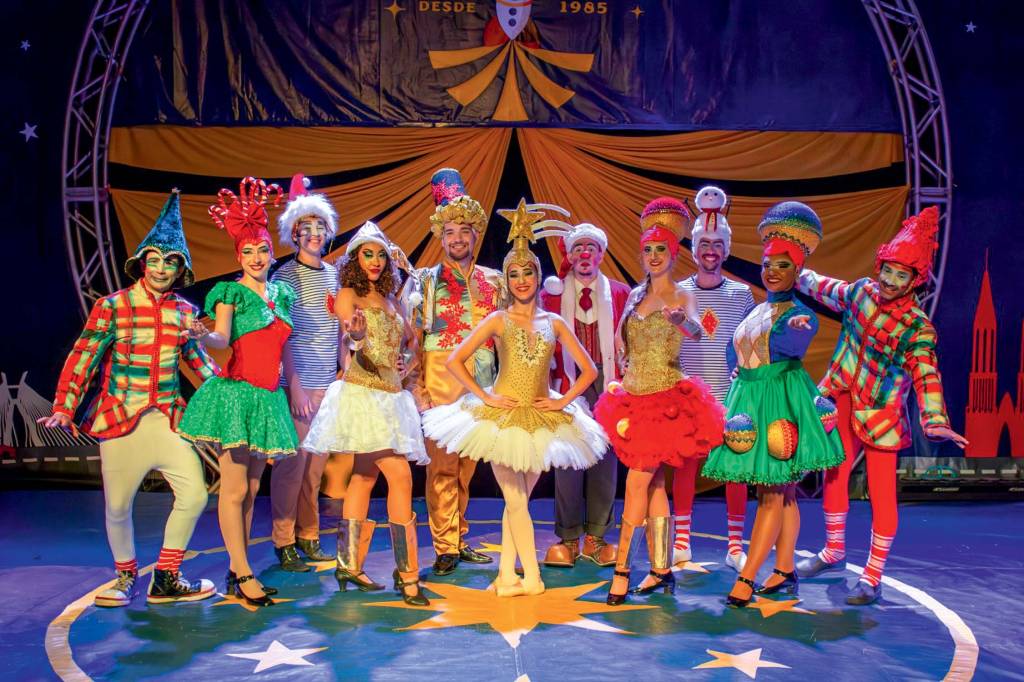 Circo Spacial apresenta espetáculo natalino no Mundo do Circo