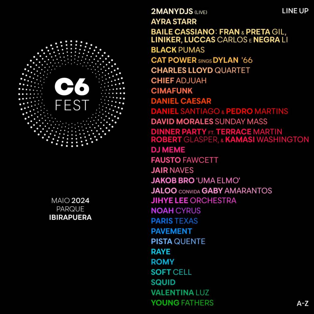 C6 FEST LINE-UP C6 FEST LINE-UP