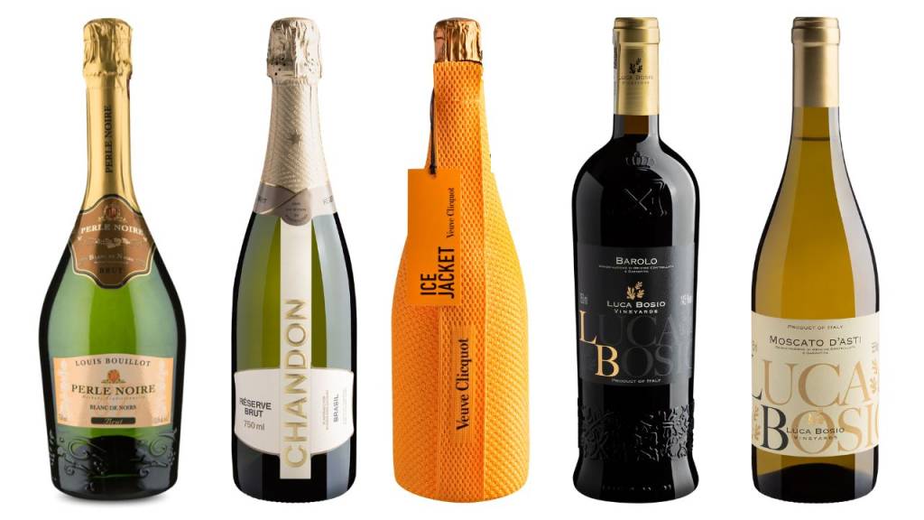 Vinhos, espumantes e champanhe para celebrar as festas