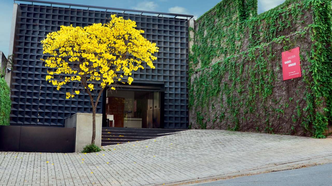 A sede atual da Galeria Raquel Arnaud, na Rua Fidalga: mostras pioneiras