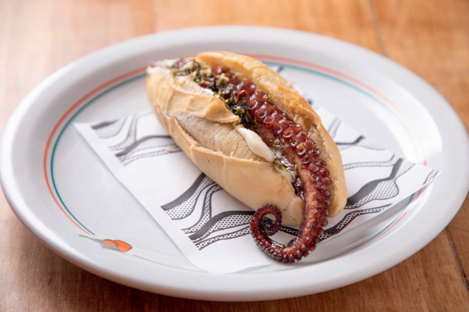 Choripolvo: atração da lanchonete Notorious Fish Choripolvo: atração da lanchonete Notorious Fish