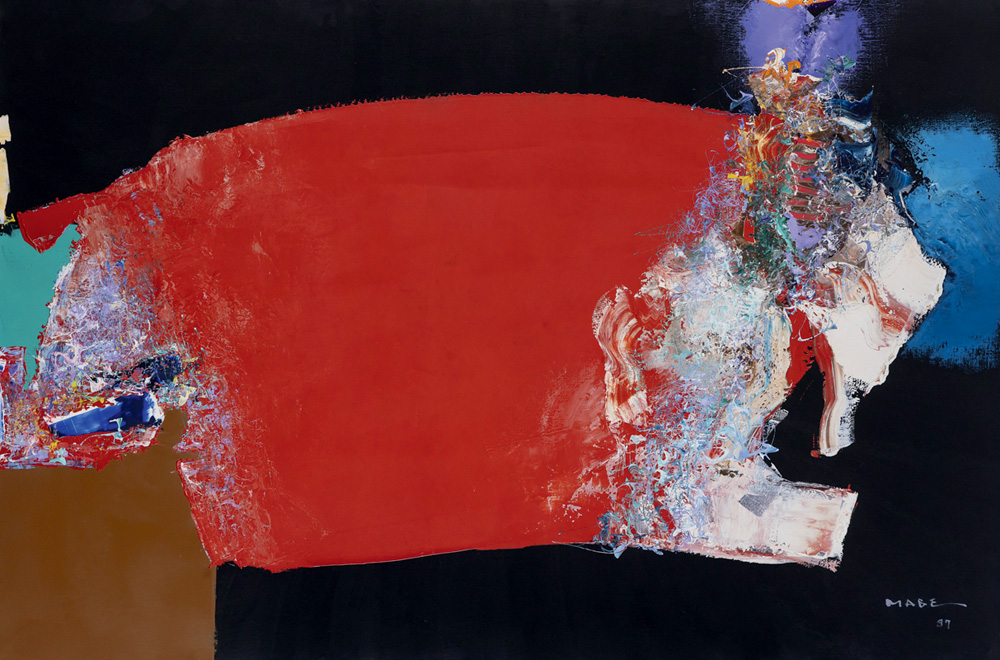 Exposição na Galeria de Arte André celebra o centenário de Manabu Mabe