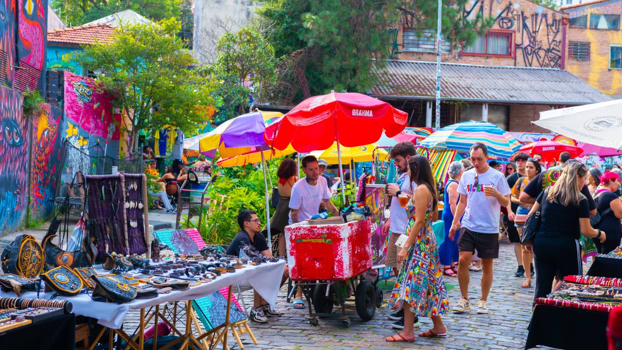 Beco do Batman, na Vila Madalena