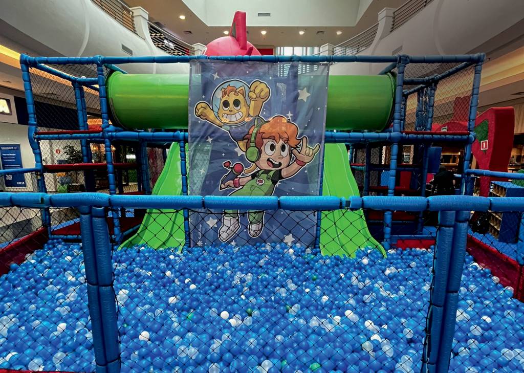 Parquinho do Gato Galáctico é a nova atração do Mooca Plaza Shopping