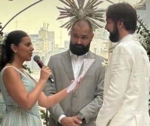 Casamento de Janaina Torres e Leandro Langoni, no Centro