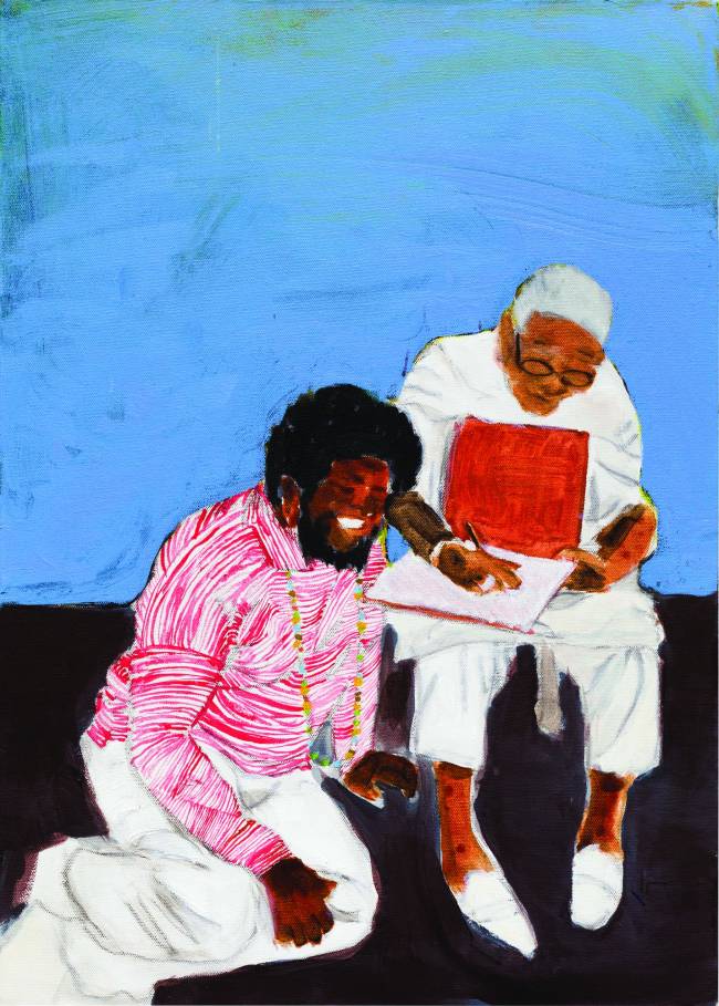 2022_Edição especial_Moises Patricio_Homenagem a vovo Cidi de Oxala_brunoleao_alta01 Pintura Homenagem a Vovó Cici