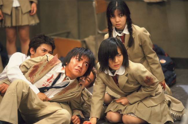 BATTLE_ROYALE_STILL Cena de 'Batalha Real' (2000), de Kinji Fukasaku