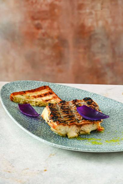 Le Bulô: pargo grelhado Le Bulô: pargo grelhado