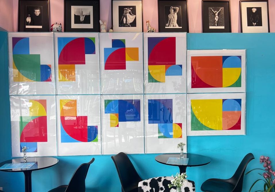 Antonio Peticov expõe serigrafias inéditas inspiradas na proporção áurea