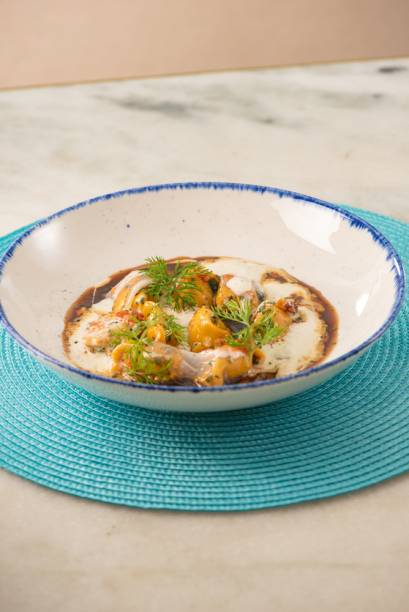 Èze: opções como agnolotti de pato Èze: opções como agnolotti de pato