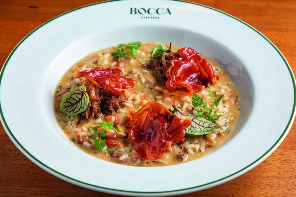 risotto all `àlantra _ Bocca Cucina Prato redondo com risoto dentro