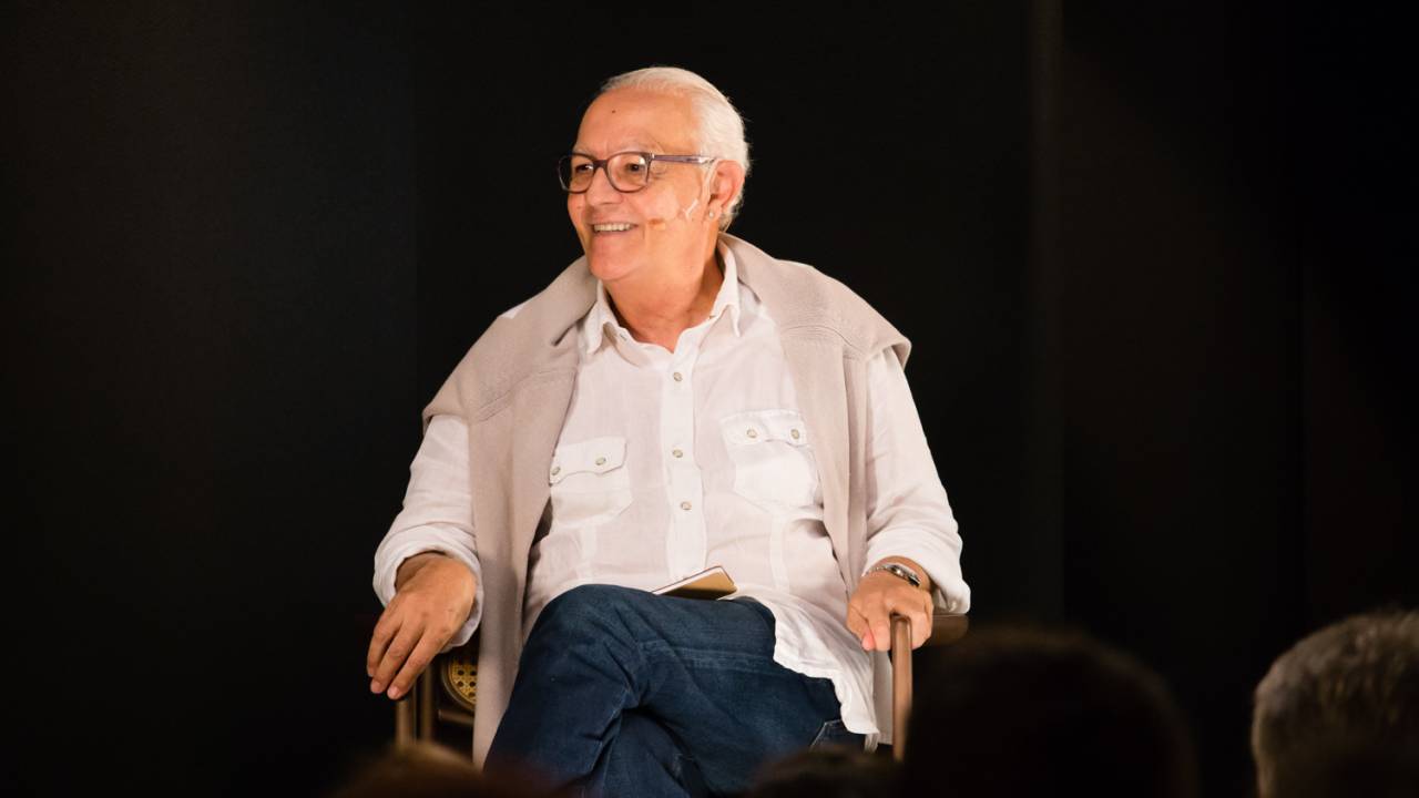Ney Latorraca no programa "Ofício em Cena", da GloboNews