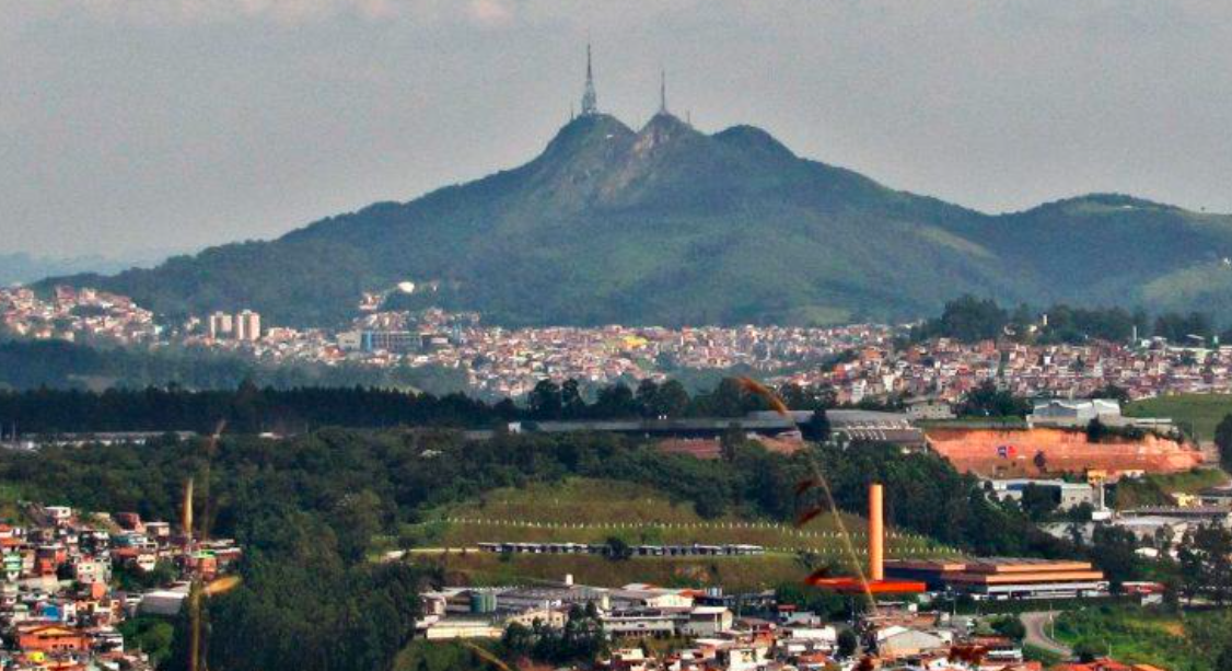Vista geral do município de Caieiras, na Grande São Paulo