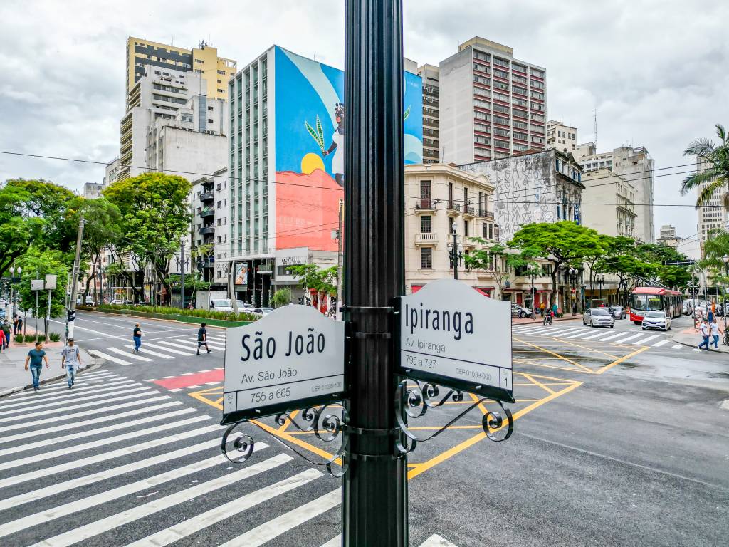 Avenida Ipiranga Avenida São João Avenida Ipiranga Avenida São João