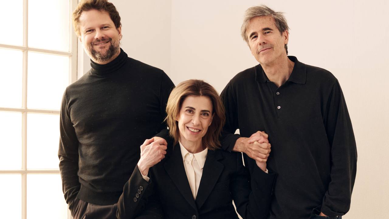 Selton Mello, Fernanda Torres e Walter Salles