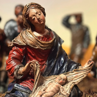 Peça de arte sacra ilustrativa