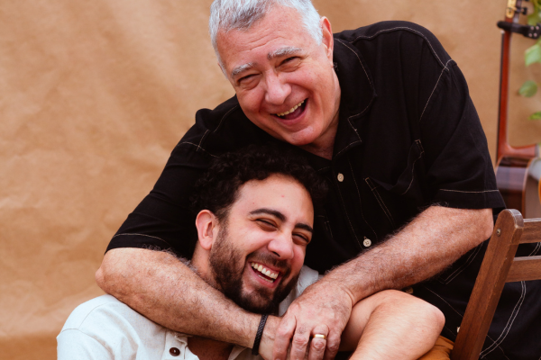 Celso e Pedro Viáfora: pai e filho
