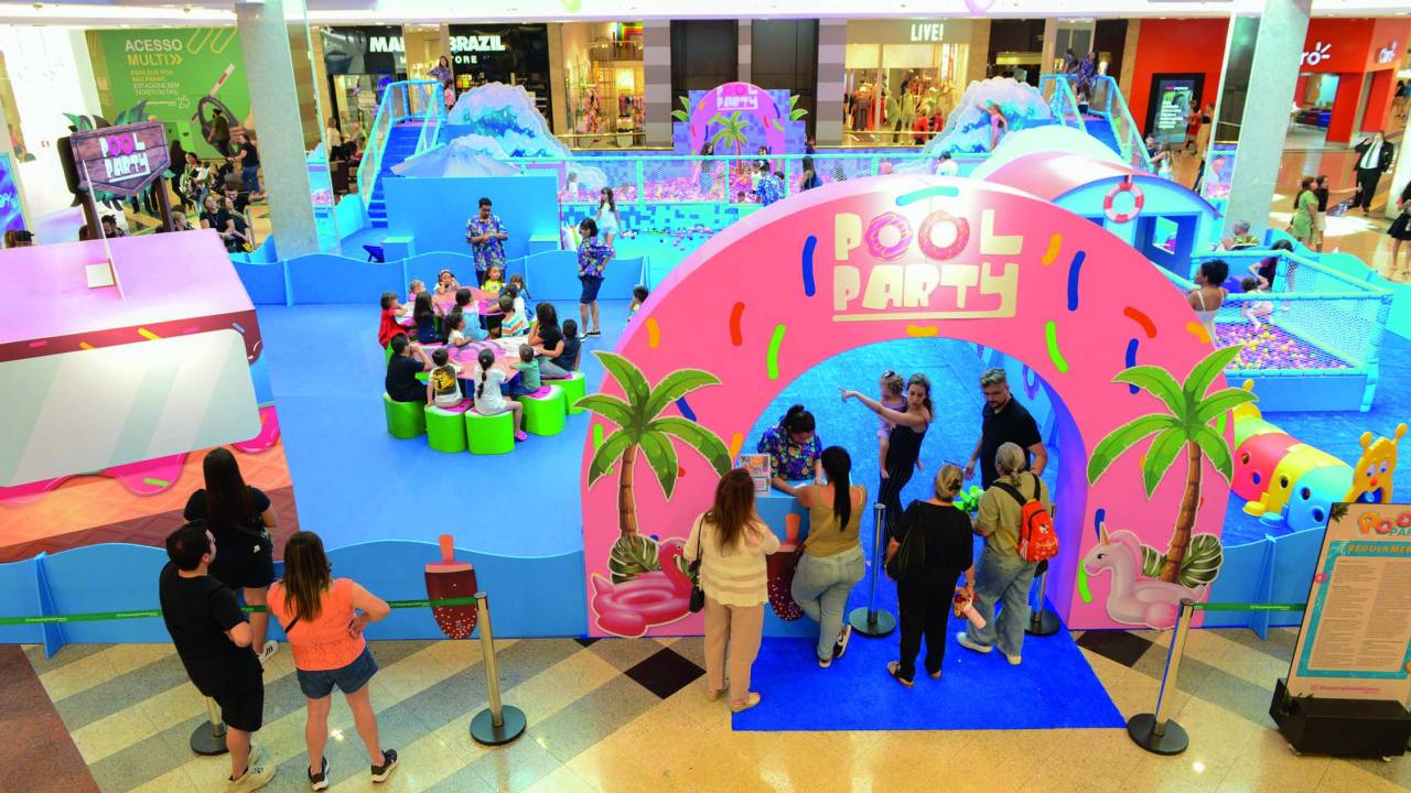 Atração de verão: diversão no Shopping Anália Franco